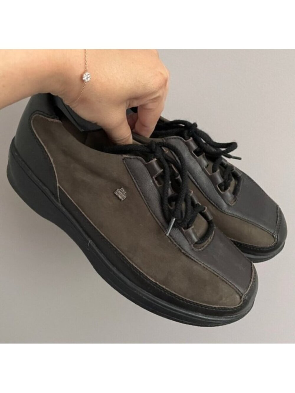 Finn Comfort Germany Brown Leather Lace-up Oxford Shoes - 3UK/5US 🇩🇪